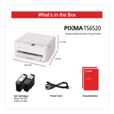 PIXMA TS6520 Inkjet Printer, Copy/Print/Scan - 7179C002