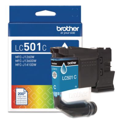 LC501CS Ink, 200 Page-Yield, Cyan - LC501CS