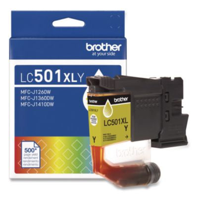 LC501XLYS High-Yield Ink, 500 Page-Yield, Yellow - LC501XLYS