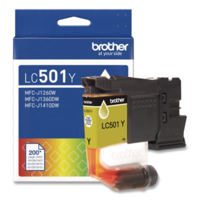 LC501YS Ink, 200 Page-Yield, Yellow - LC501YS