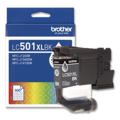 LC501XLBKS High-Yield Ink, 500 Page-Yield, Black - LC501XLBKS