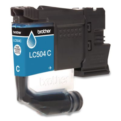 LC504 INKvestment Ink, 500 Page-Yield, Cyan - LC504CS