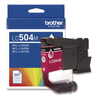 LC504 INKvestment Ink, 500 Page-Yield, Magenta - LC504MS