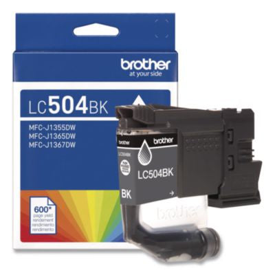 LC504 INKvestment Ink, 600 Page-Yield, Black - LC504BKS