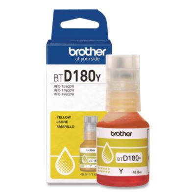 BTD180 INKvestment High-Yield Ink, 5,000 Page-Yield, Yellow - BTD180YS