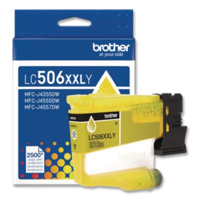 LC506 INKvestment, Super High-Yield Ink, 2,500 Page-Yield, Yellow - LC506XXLYS