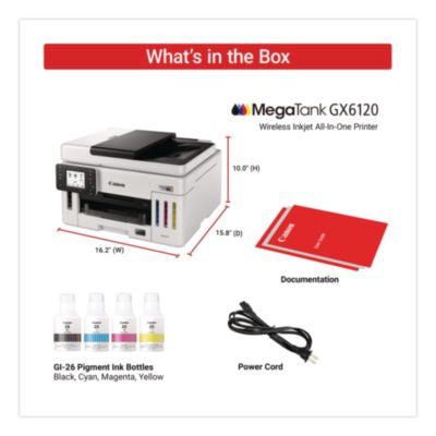 MegaTank GX6120 All-in-One Printer, Copy/Print/Scan - 6882C002