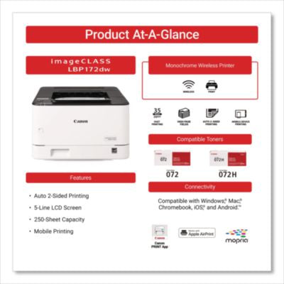 imageCLASS LBP172DW Wireless Laser Printer - 6353C004