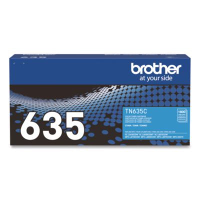 TN635 Toner, 1,800 Page-Yield, Cyan - TN635C