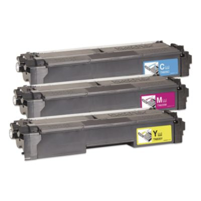 TN635 Toner, 1,800 Page-Yield, Cyan/Magenta/Yellow, 3/Pack - TN6353PK