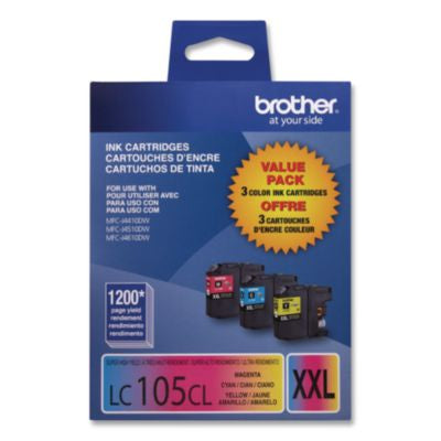 LC1053PKS Innobella Super High-Yield Ink, 1,200 Page-Yield, Cyan/Magenta/Yellow - LC1053PKS