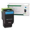 74C10C0 Return Program Unison Toner, 3,000 Page-Yield, Cyan - 74C10C0