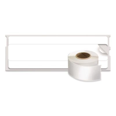 LabelWriter 1-UP File Folder Labels, 0.56" x 3.43", White, 130 Labels Roll, 2 Rolls/Pack - 30327