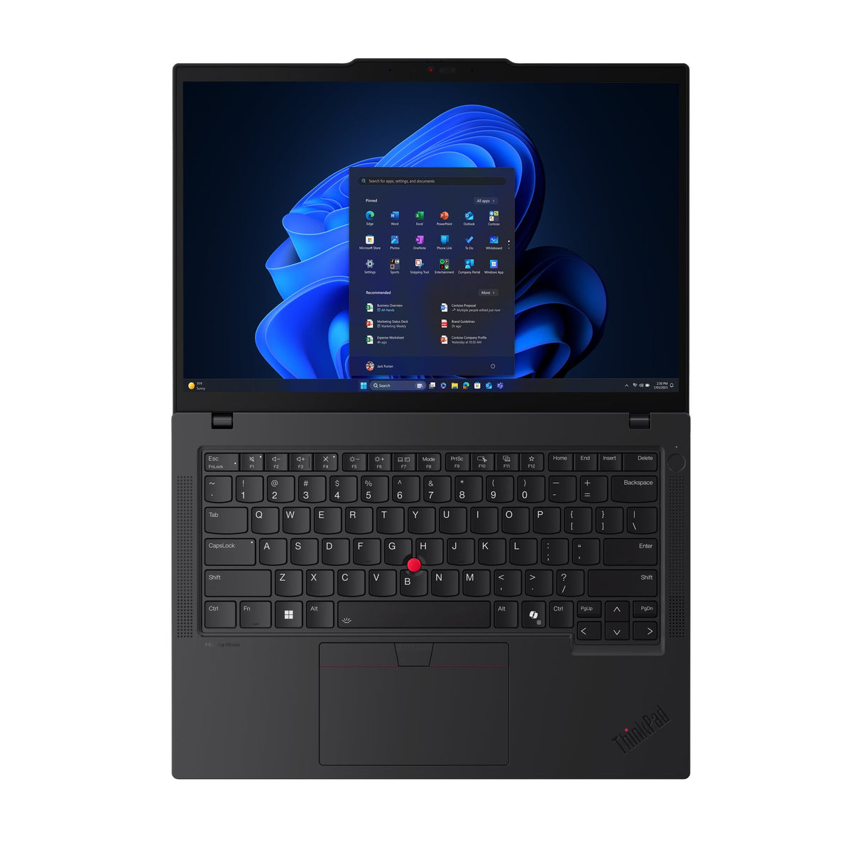 Lenovo ThinkPad T14 Gen 6 (Intel) Copilot+ PC Intel Core Ultra 5 228V Laptop 35.6 cm (14") WUXGA 32 GB LPDDR5x-SDRAM 512 GB SSD Wi-Fi 7 (802.11be) Windows 11 Pro English Black - 21QG0006US LENOVO