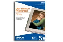 Epson Ultra Premium Photo Paper Glossy (8.5" x 11") (50 Sheets/Pkg) - S042175