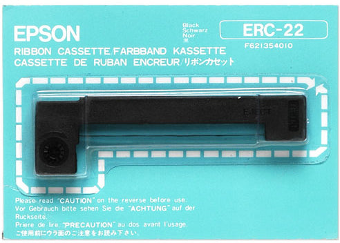 Epson Black Fabric Ribbon Cassette - ERC-22B