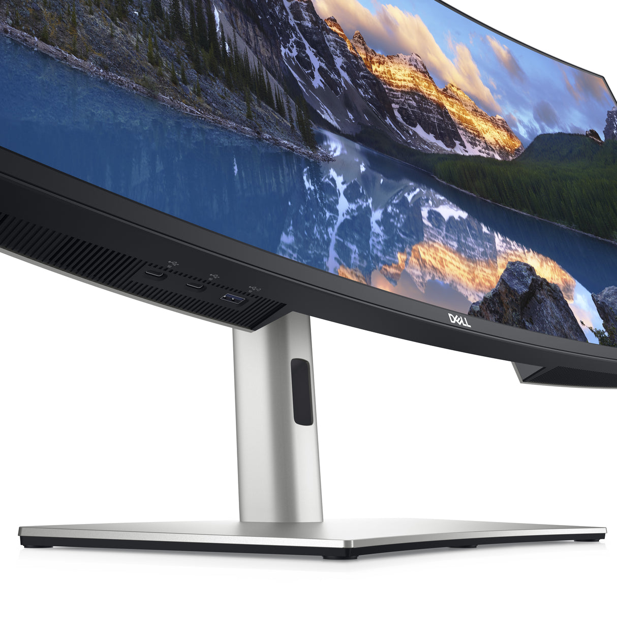 DELL UltraSharp U3824DW computer monitor 95.2 cm (37.5") 3840 x 1600 pixels Wide Quad HD+ LCD Black, Silver - DELL-U3824DW DELL