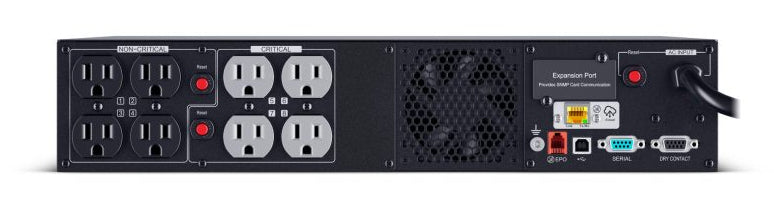 CyberPower Smart App Sinewave uninterruptible power supply (UPS) Line-Interactive 1.5 kVA 1500 W 8 AC outlet(s) - PR1500RT2UC CYBERPOWER