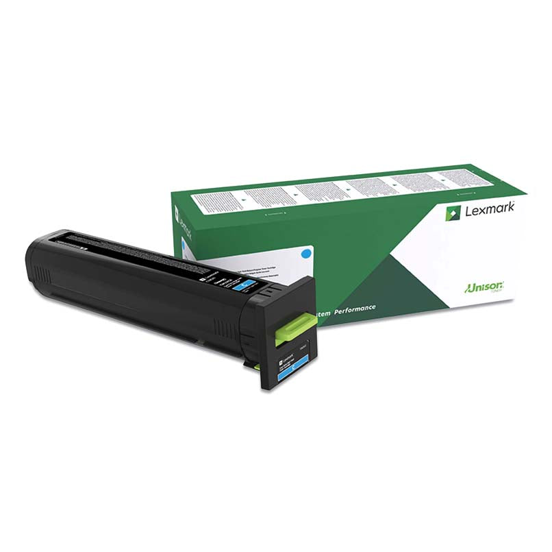 Lexmark Cyan Toner Cartridge Return Program Extra High Yield 22,000 Pages - 82K0XCG
