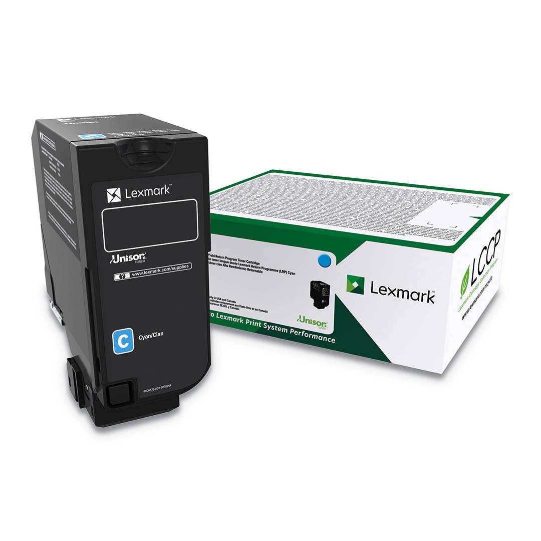 Lexmark Cyan Toner Cartridge Return Program High Yield 16,000 Pages 84C0HCG Lexmark