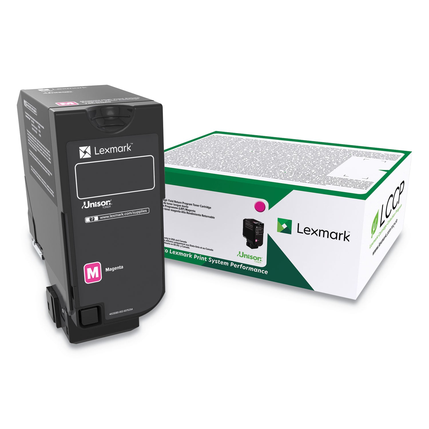 Lexmark Magenta Toner Cartridge Return Program High Yield 16,000 Pages - 84C0HMG