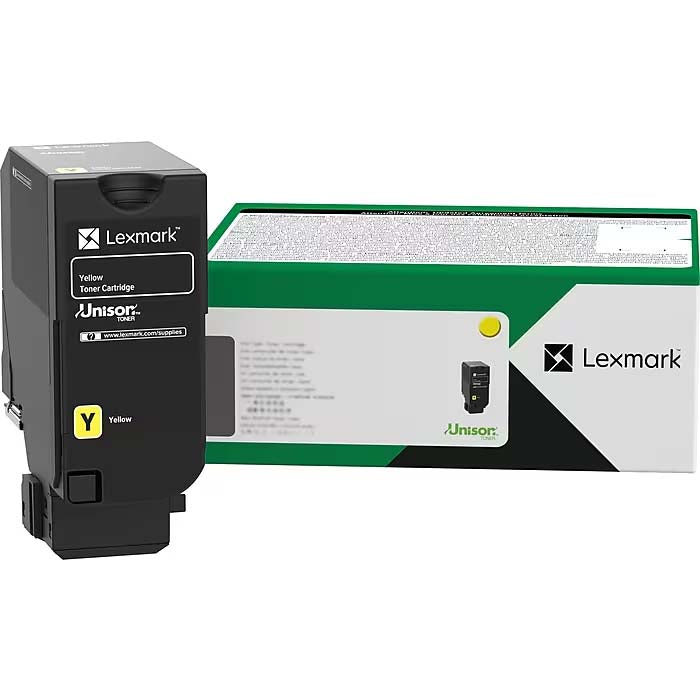 Lexmark Yellow Toner Cartridge Return Program Yield 12,500 Pages - 71C1XY0 LEXMARK