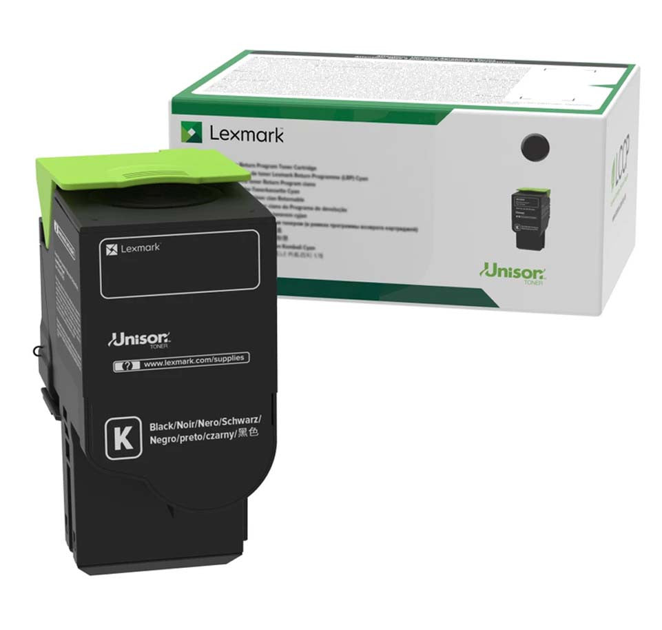 Lexmark Black Toner Cartridge Return Program Yield 2,000 Pages 78C00KG Lexmark