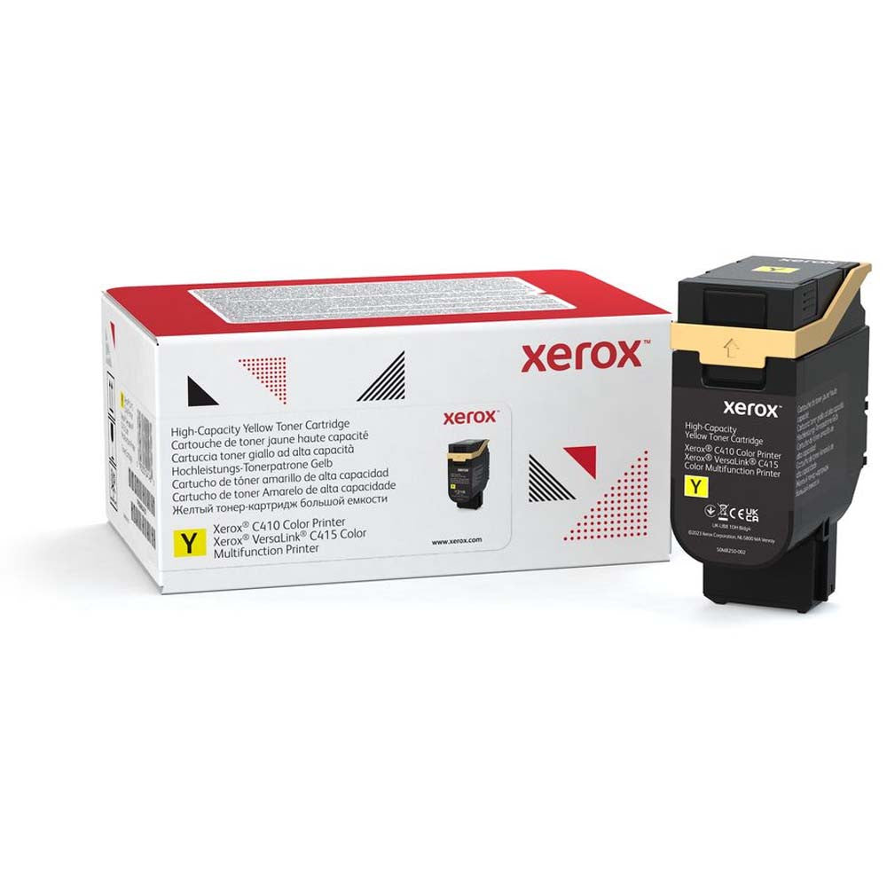Xerox Yellow High Capacity Toner Cartridge (Use & Return) Yields 7,000 pages 006R04688 Xerox