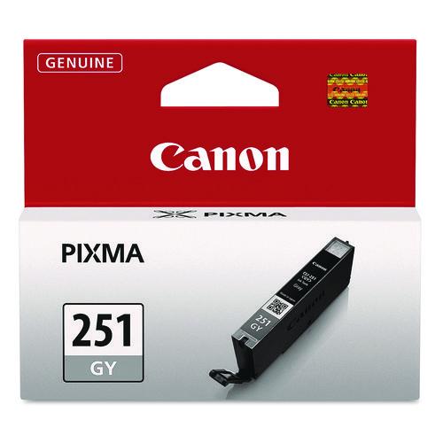 CANON  (CLI-251) ChromaLife100+ Ink, 780 Page-Yield, Gray - 6517B001
