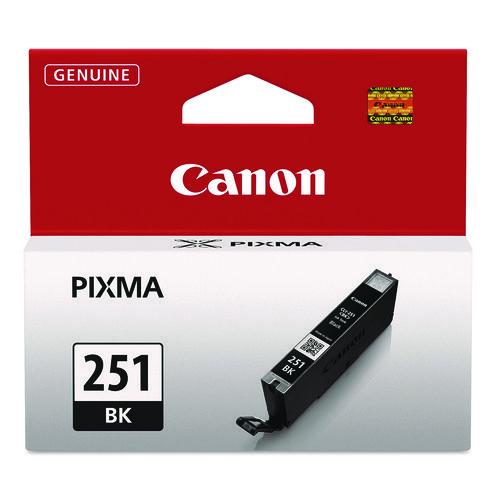 CANON  (CLI-251) ChromaLife100+ Ink, 1,105 Page-Yield, Black - 6513B001