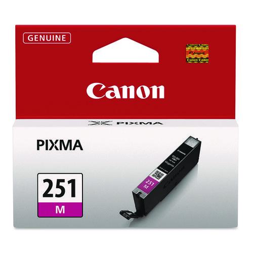 CANON  (CLI-251) ChromaLife100+ Ink, 298 Page-Yield, Magenta - 6515B001
