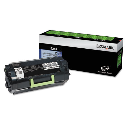 LEXMARK Extra High-Yield Toner, 45,000 Page-Yield, Black - 52D1X00