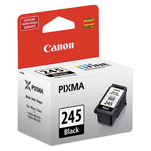 CANON  (PG-245) ChromaLife100+ Ink, 180 Page-Yield, Black - 8279B001