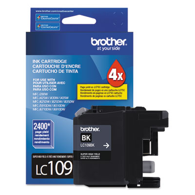 LC109BKS Innobella Super High-Yield Ink, 2,400 Page-Yield, Black - LC109BKS