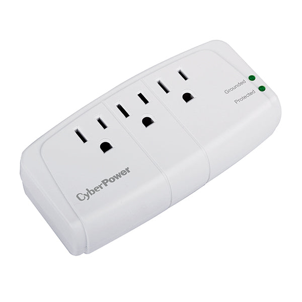 CyberPower CSB300W surge protector White 3 AC outlet(s) 125 V - CSB300W