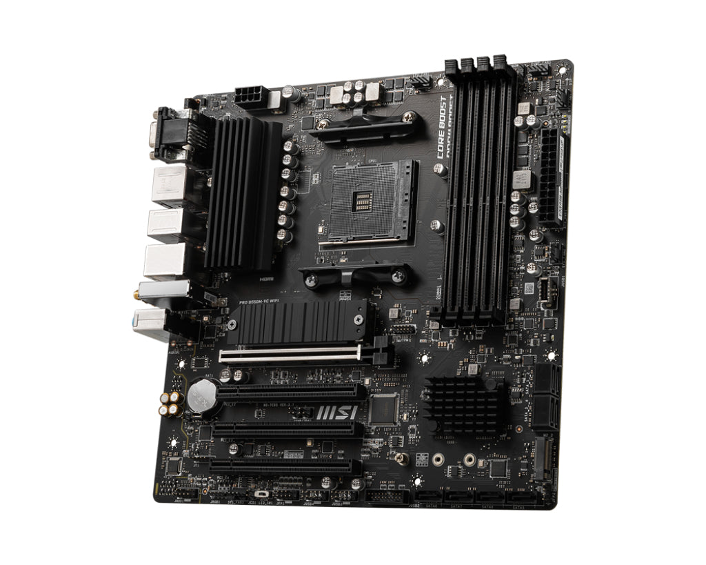 MSI PRO B550M-VC WIFI MBD AMD B550 Socket AM4 micro ATX - B550MPROVCWIFI