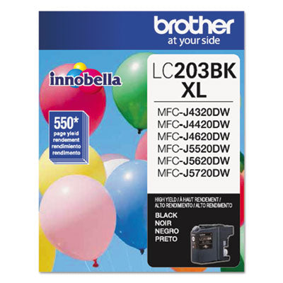 LC203BK Innobella High-Yield Ink, 550 Page-Yield, Black - LC203BK