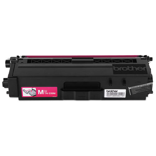 BROTHER Super High-Yield Toner, 6,000 Page-Yield, Magenta - TN339M