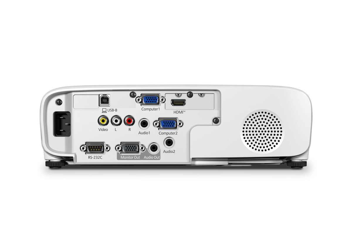 Epson PowerLite E24 Classroom Projector (3,600 Lumens) (XGA) (White) - V11HB51020