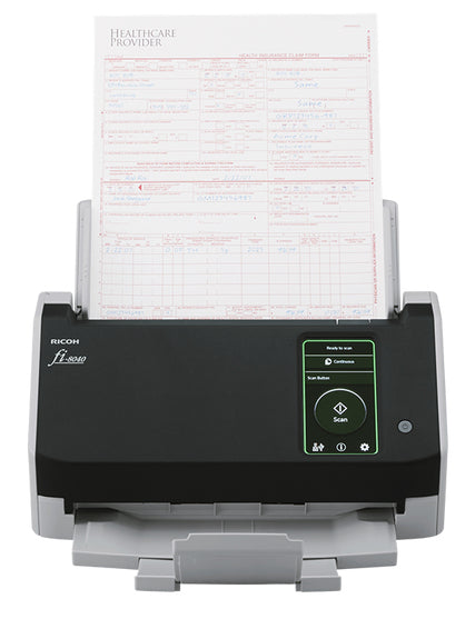 Ricoh FI-8040 ADF + Manual feed scanner 600 x 600 DPI A4 Black, Grey - PA03836-B005