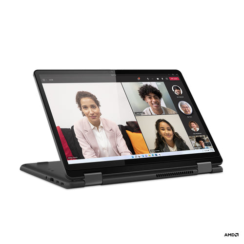 Lenovo 13w Yoga Hybrid (2-in-1) 33.8 cm (13.3") Touchscreen WUXGA AMD Ryzen™ 5 7530U 8 GB DDR4-SDRAM 256 GB SSD Wi-Fi 6 (802.11ax) Windows 11 Pro Black - 82YR0009US