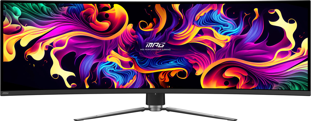 MSI MPG 491CQPX QD-OLED computer monitor 124.5 cm (49") 5120 x 1440 pixels Dual QHD Black - MPG491CQPXQDOLED