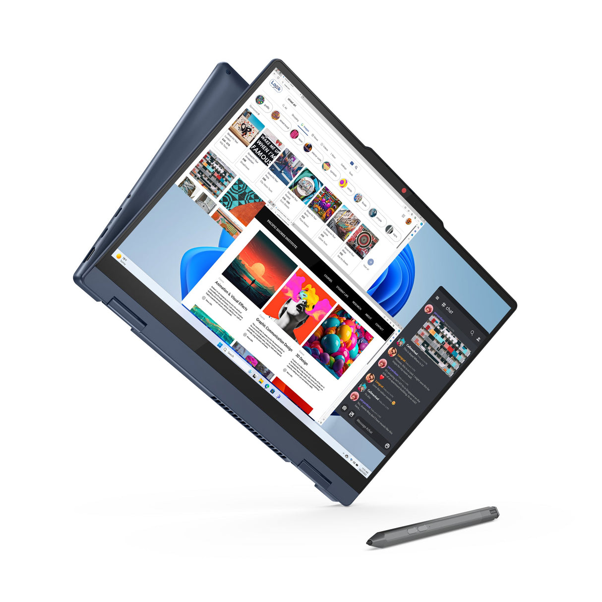 Lenovo IdeaPad 5 2-in-1 14IRU9 Intel Core 5 120U Hybrid (2-in-1) 35.6 cm (14") Touchscreen WUXGA 8 GB LPDDR5x-SDRAM 256 GB SSD Wi-Fi 6 (802.11ax) Windows 11 Home US English Blue - 83DT000MUS LENOVO