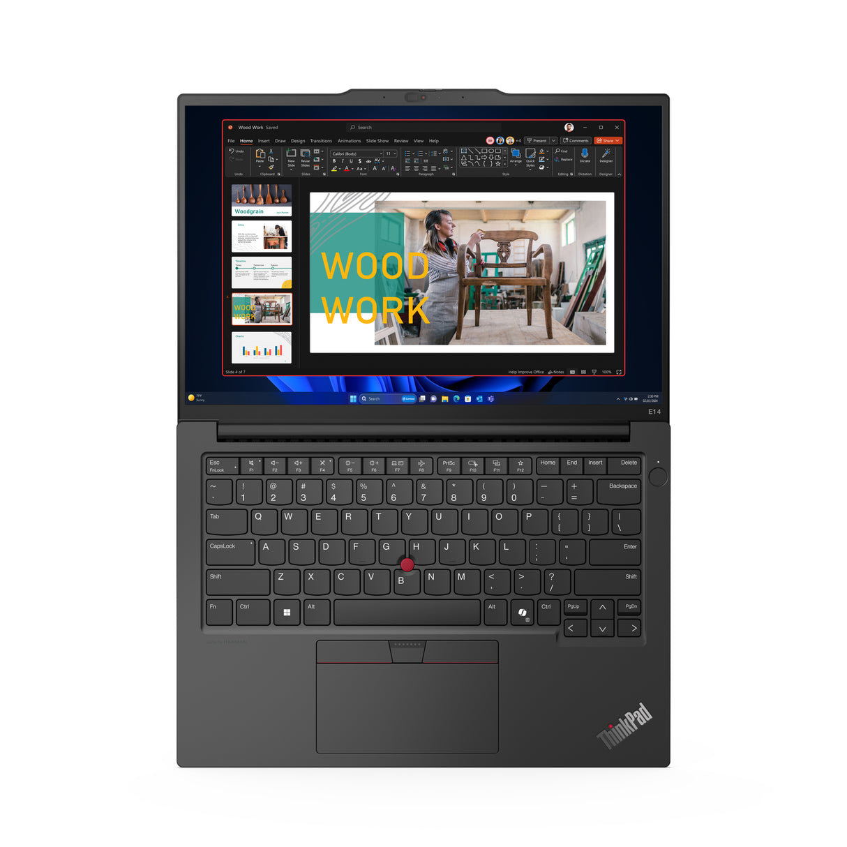 Lenovo ThinkPad E14 Gen 6 (AMD) AMD Ryzen™ 7 7735U Laptop 35.6 cm (14") Touchscreen WUXGA 16 GB DDR5-SDRAM 512 GB SSD Wi-Fi 6 (802.11ax) Windows 11 Pro English Black - 21M3000QUS
