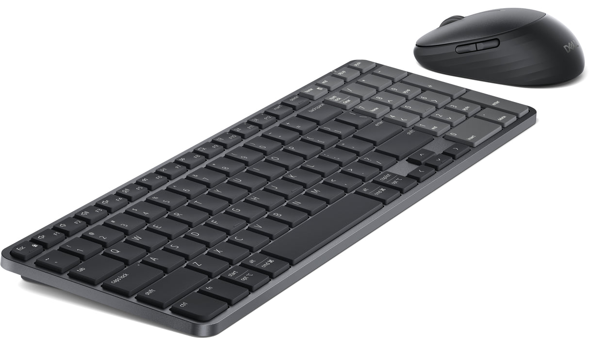 DELL Pro 7 KM746 keyboard Mouse included Universal RF Wireless + Bluetooth Latin American Spanish Graphite - KM746-BLK-US
