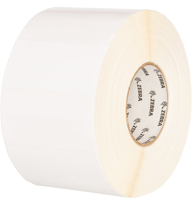 Zebra DT Label, Polypro w/ Protective Overvarnish (2" x 1.25") (1" Core) - 10017577