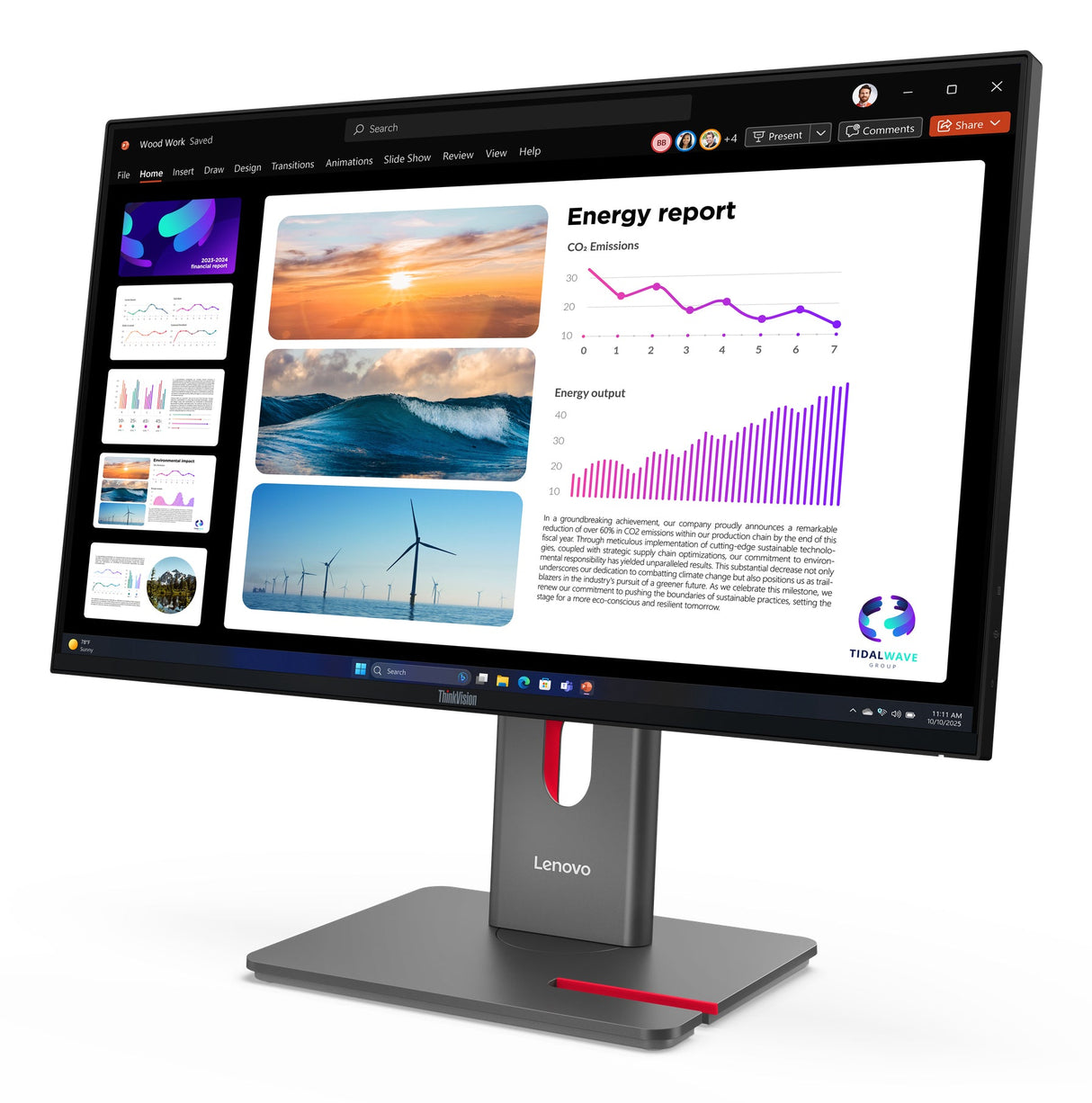 Lenovo ThinkVision P24Q-40 Monitor - 64B2GAR1UZ LENOVO