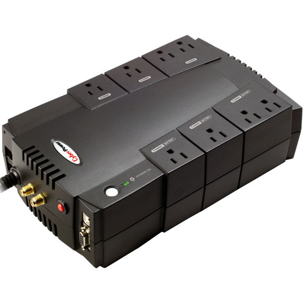 CyberPower CP800AVR uninterruptible power supply (UPS) Line-Interactive 0.8 kVA 450 W - CP800AVR