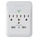CyberPower CSP300WUR1 surge protector White 3 AC outlet(s) 125 V - CSP300WUR1