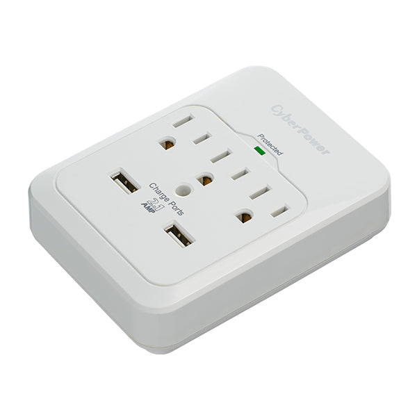 CyberPower CSP300WUR1 surge protector White 3 AC outlet(s) 125 V - CSP300WUR1